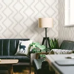 A-Street Prints Mosaic Taupe Grid Wallpaper - SKU 2716-23865
