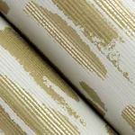A-Street Prints Myrtle Gold Abstract Stripe Wallpaper - SKU 4120-26842