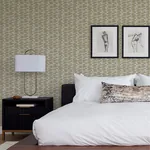 A-Street Prints Myrtle Gold Abstract Stripe Wallpaper - SKU 4120-26842