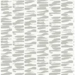 A-Street Prints Myrtle Grey Abstract Stripe Wallpaper - SKU 4120-26845
