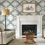 A-Street Prints Mysterious Teal Abstract Wallpaper - SKU 2763-24211