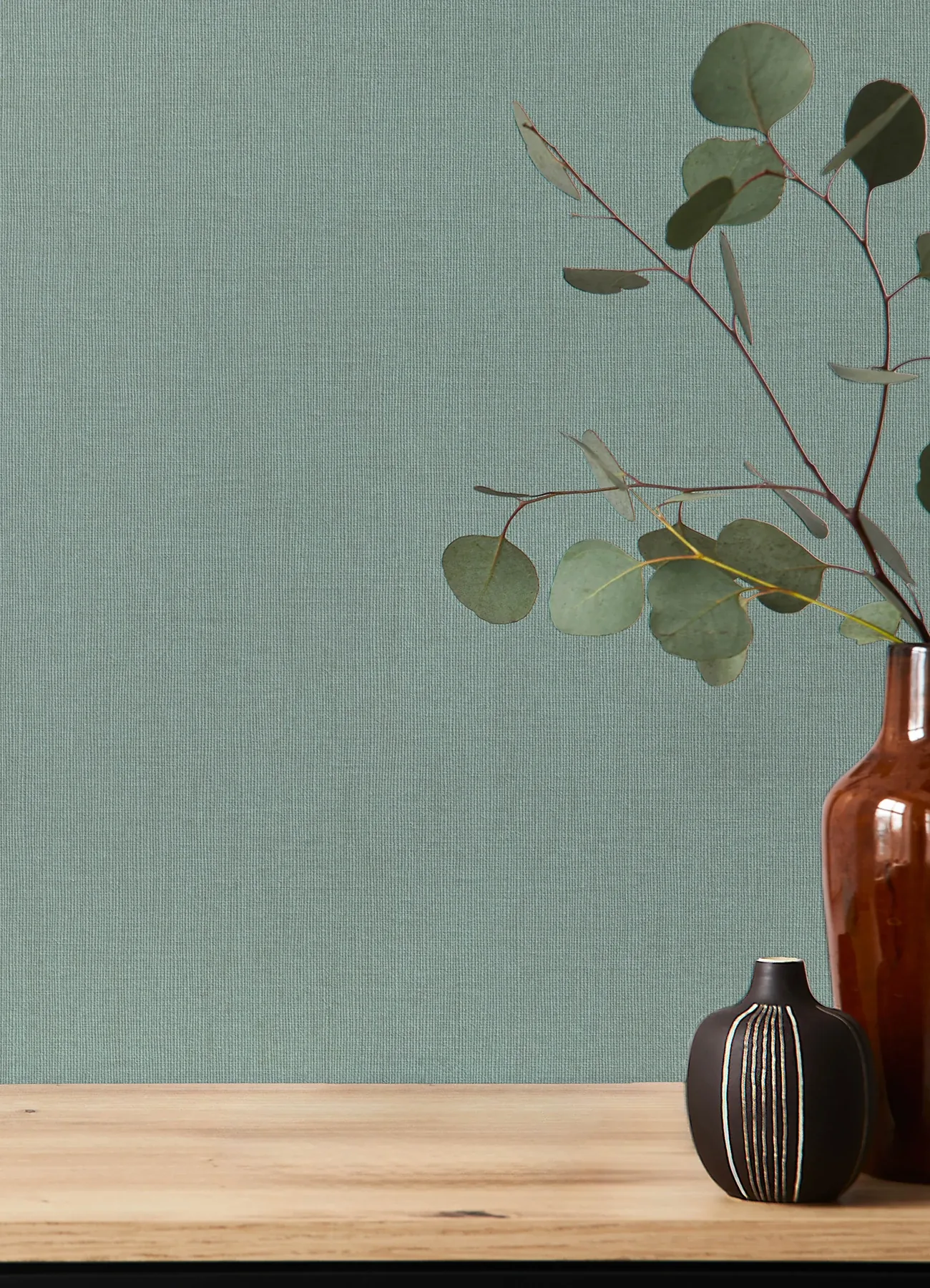A-Street Prints Naim Aqua Solid Texture Wallpaper - SKU 4202-484595