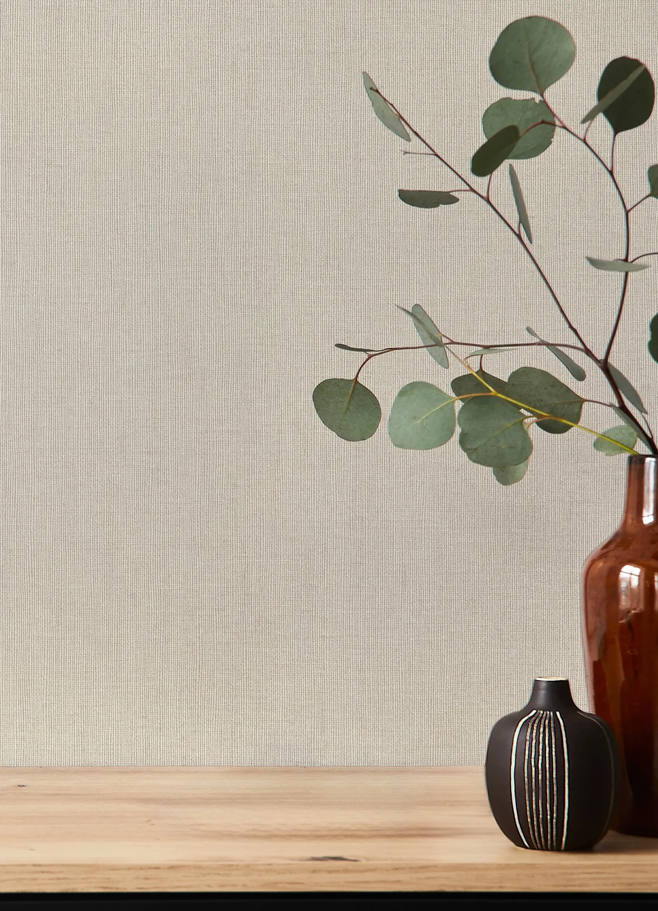 A-Street Prints Naim Beige Solid Texture Wallpaper - SKU 4202-484533