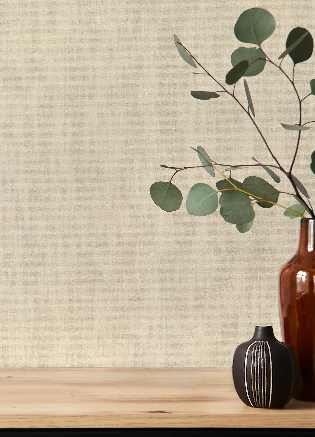 A-Street Prints Naim Bone Solid Texture Wallpaper - SKU 4202-484793