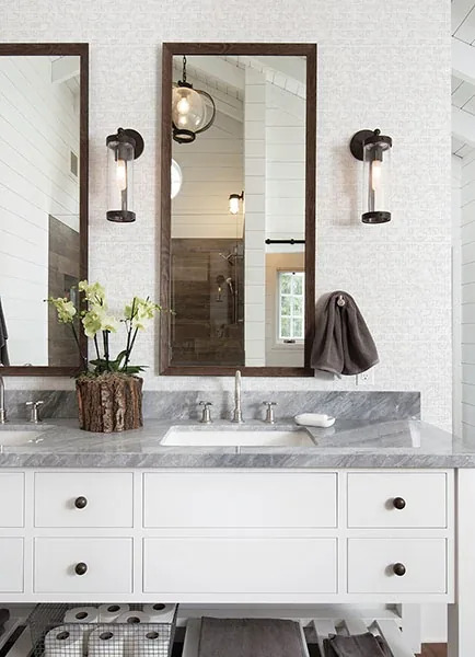 A-Street Prints Namari Silver Distressed Tile Wallpaper - SKU 2976-86526