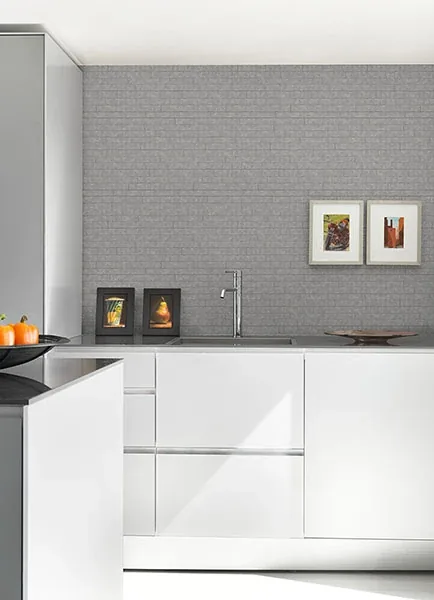 A-Street Prints Namari Sterling Distressed Tile Wallpaper - SKU 2976-86525