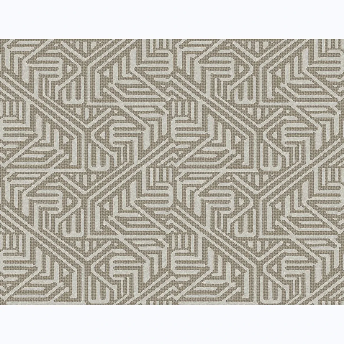 2949-60609 | Nambiti Brown Geometric Wallpaper