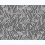 A-Street Prints Nambiti Charcoal Geometric Wallpaper - SKU 2949-60610