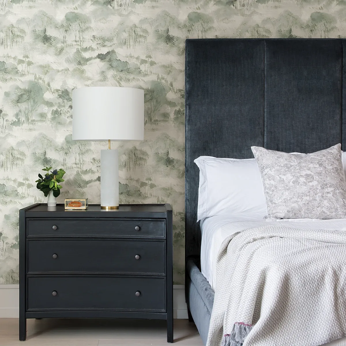 A-Street Prints Nara Sage Sage Toile Wallpaper - SKU 2975-87547