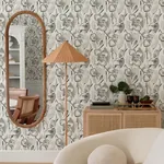 A-Street Prints Nathalie Beige Abstract Blooms Wallpaper - SKU 4135-27280
