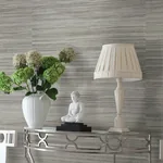 A-Street Prints Nathan Silver Grasscloth Wallpaper - SKU 2829-80010
