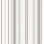 A-Street Prints Navarres Stripe Charcoal Faux Linen Wallpaper - SKU 4172-27486