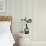 A-Street Prints Navarres Stripe Neutral Faux Linen Wallpaper - SKU 4172-27487