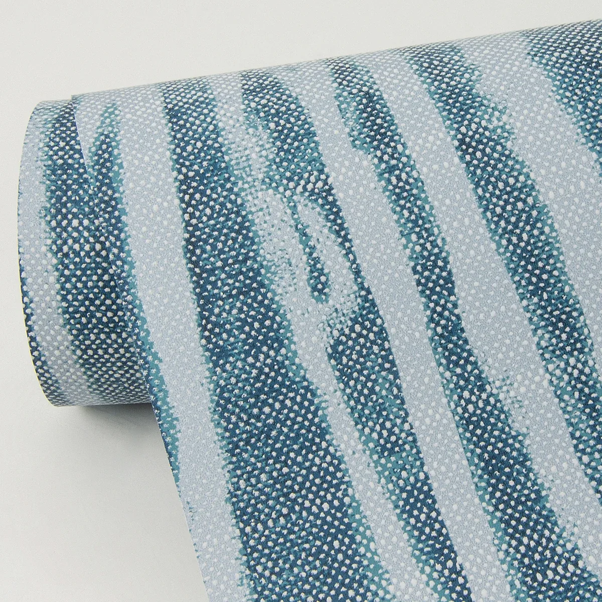 A-Street Prints Nazar Indigo Indigo Stripe Wallpaper - SKU 2975-26248