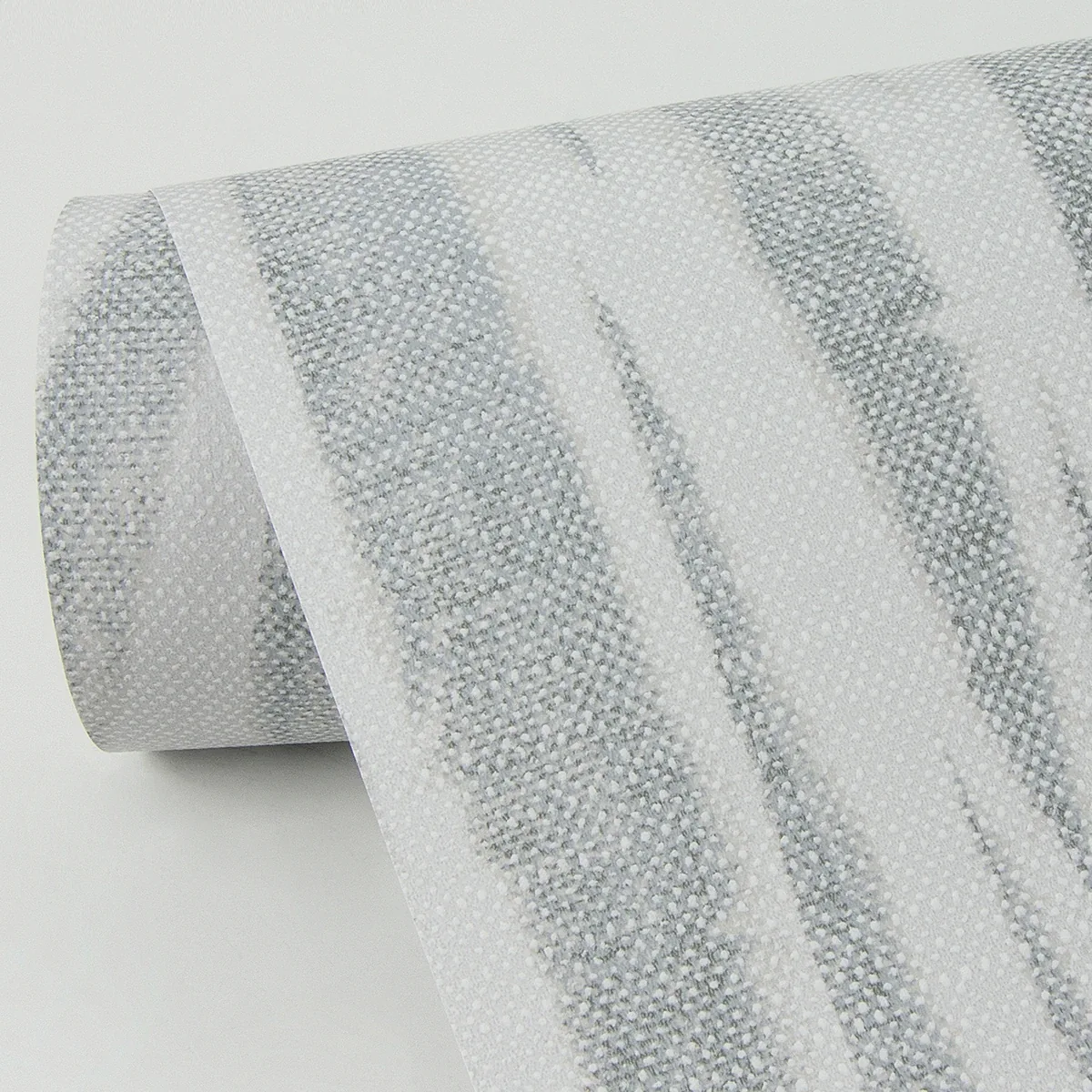 A-Street Prints Nazar Light Grey Grey Stripe Wallpaper - SKU 2975-26250