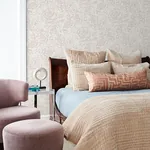 A-Street Prints Nelda Light Pink Rose Wallpaper - SKU 4135-72710