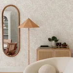 A-Street Prints Nelda Light Pink Rose Wallpaper - SKU 4135-72710