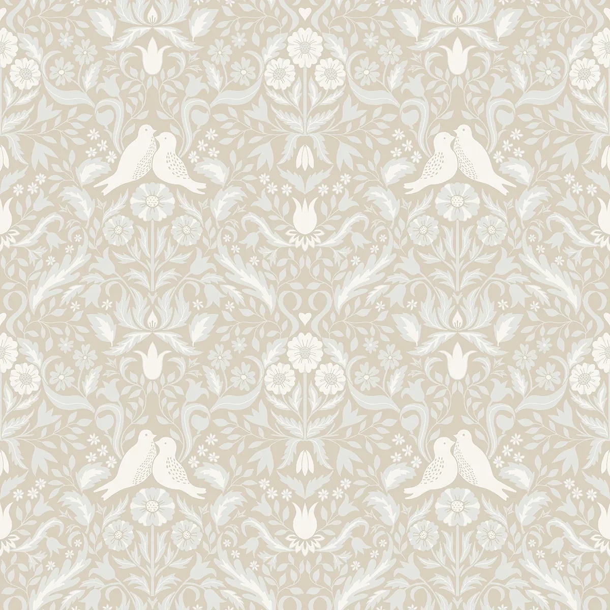 A-Street Prints Niki Beige Country Kitsch Wallpaper - SKU 2999-14026
