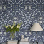 A-Street Prints No 1 Holland Park Blue Floral Wallpaper - SKU 4153-82009