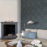 A-Street Prints No 1 Holland Park Dark Blue Floral Wallpaper - SKU 4153-82010