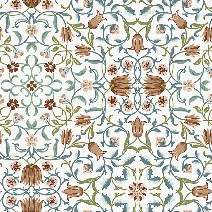 4153-82007 | No 1 Holland Park Red Floral Wallpaper