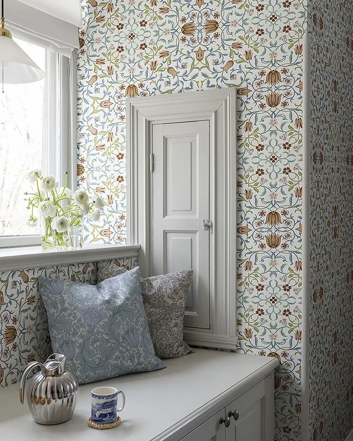 A-Street Prints No 1 Holland Park Red Floral Wallpaper - SKU 4153-82007