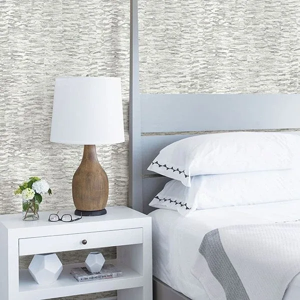 A-Street Prints Nuance Grey Abstract Texture Wallpaper - SKU 2793-24739