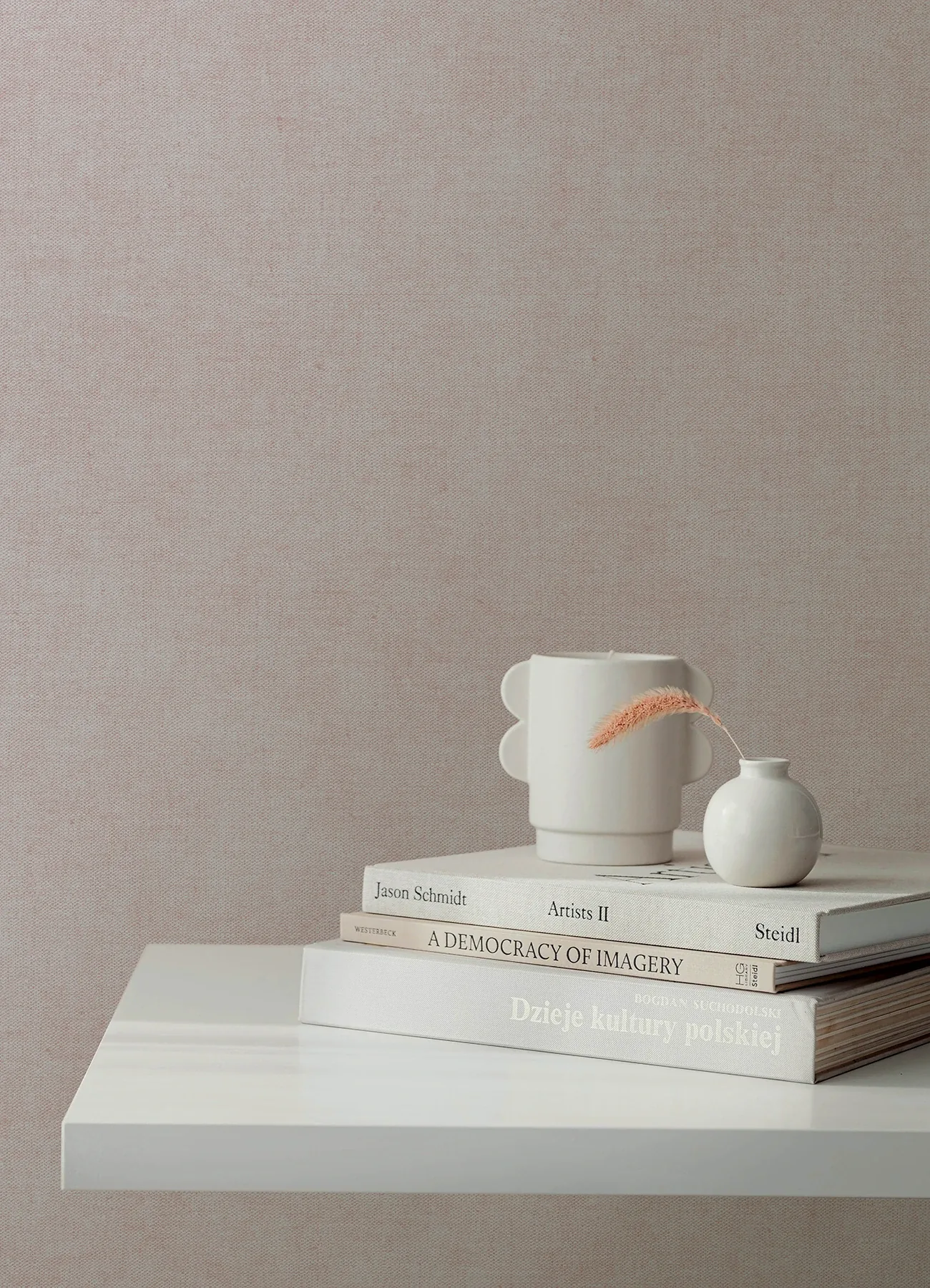 A-Street Prints Nuovo Lavender Faux Linen Wallpaper - SKU 4193-7427