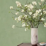 A-Street Prints Nuovo Light Green Faux Linen Wallpaper - SKU 4193-7431