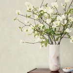 A-Street Prints Nuovo Off-White Faux Linen Wallpaper - SKU 4193-7420