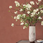 A-Street Prints Nuovo Rust Faux Linen Wallpaper - SKU 4193-7429