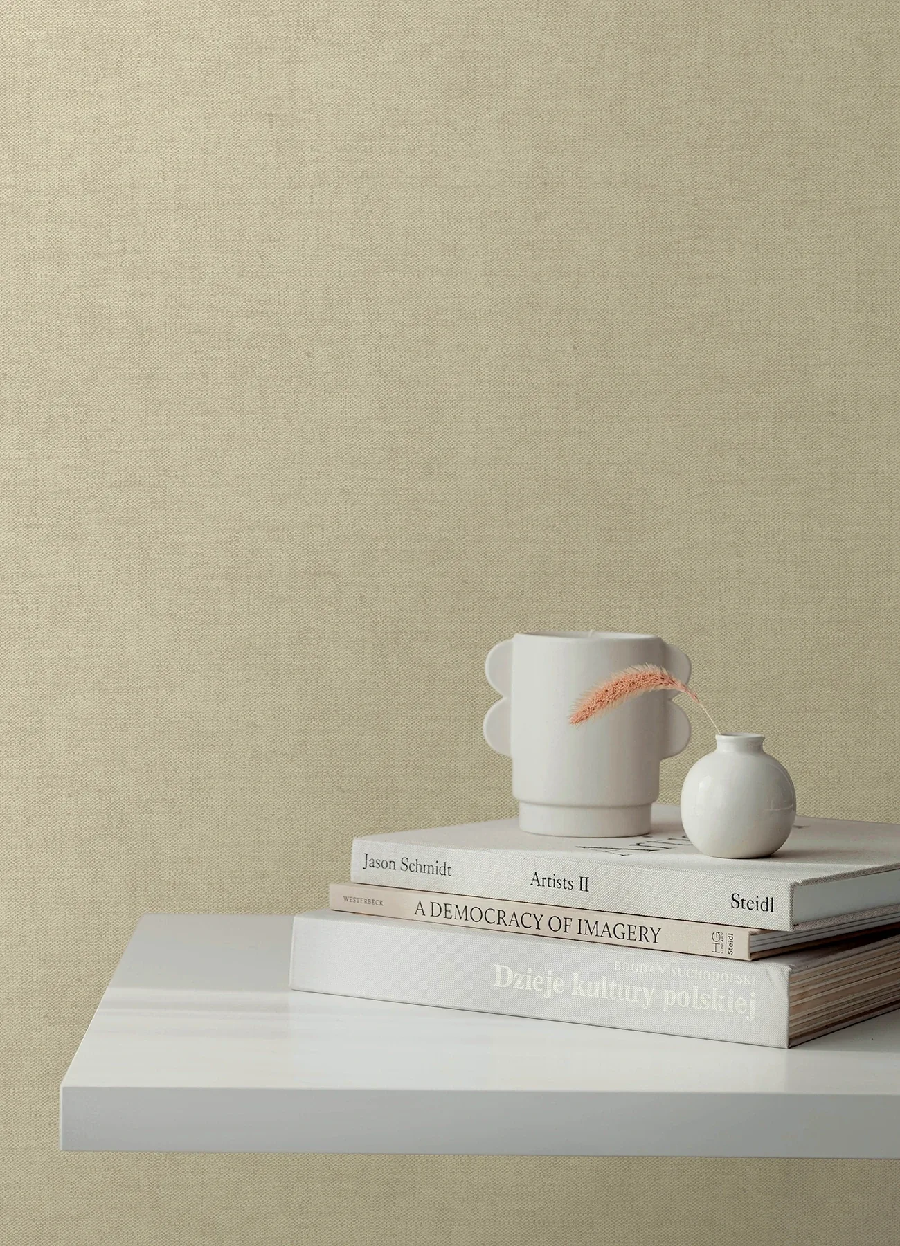 A-Street Prints Nuovo Taupe Faux Linen Wallpaper - SKU 4193-7422