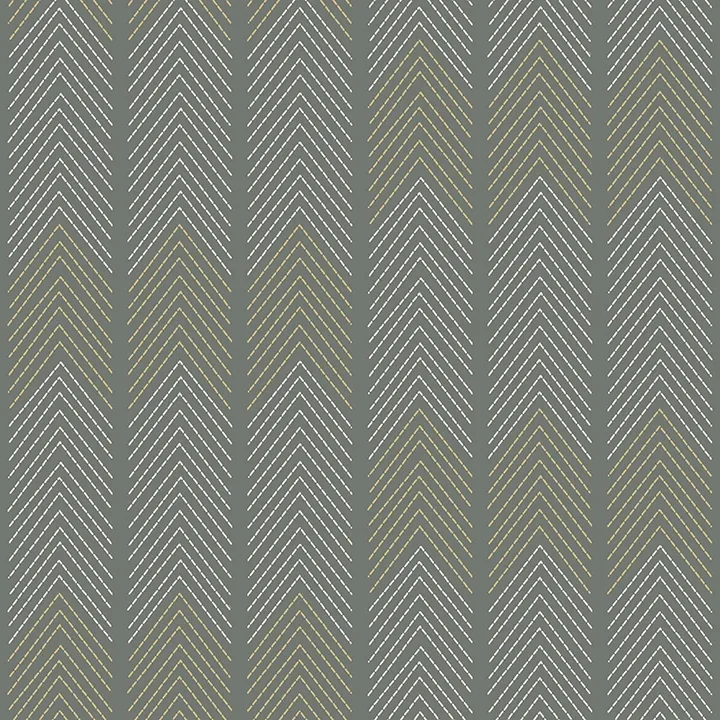 4066-26529 | Nyle Dark Grey Chevron Stripes Wallpaper