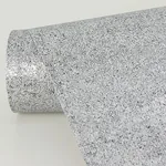 A-Street Prints Nysa Silver High Gloss Wallpaper - SKU 2976-86483