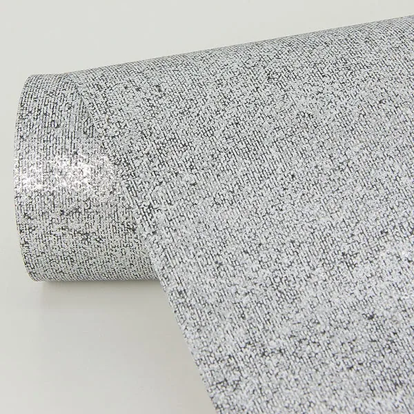 A-Street Prints Nysa Silver High Gloss Wallpaper - SKU 2976-86483