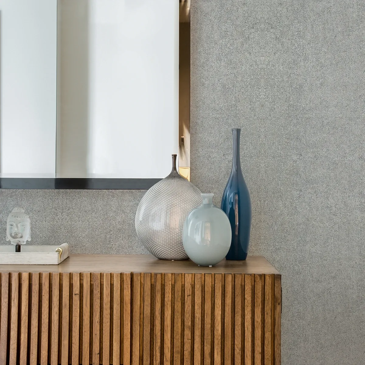 A-Street Prints Nysa Silver High Gloss Wallpaper - SKU 4019-86483