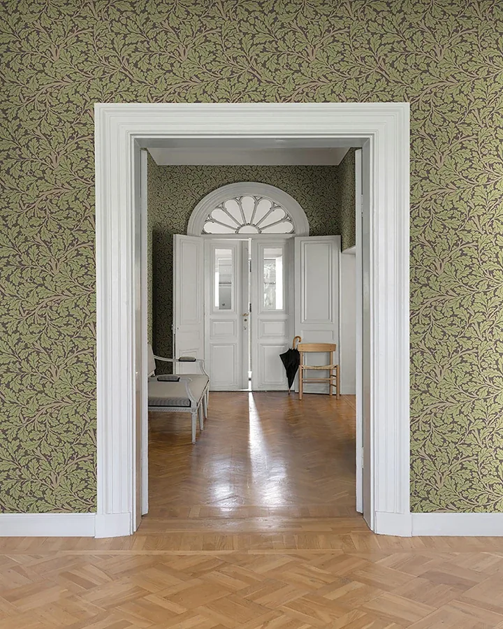 A-Street Prints Oak Tree Plum Leaf Wallpaper - SKU 4153-82029
