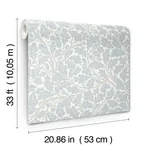 A-Street Prints Oak Tree Sky Blue Leaf Wallpaper - SKU 4153-82031