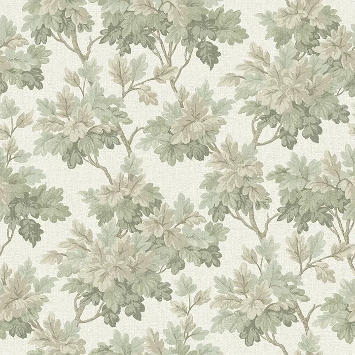 AST6355 | Oakcliff Sage Leaf Trail Wallpaper