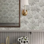 A-Street Prints Oakcliff Stone Leaf Trail Wallpaper | Wallpaper Twins A-Street Prints Oakcliff Stone Leaf Trail Wallpaper - SKU AST6357
