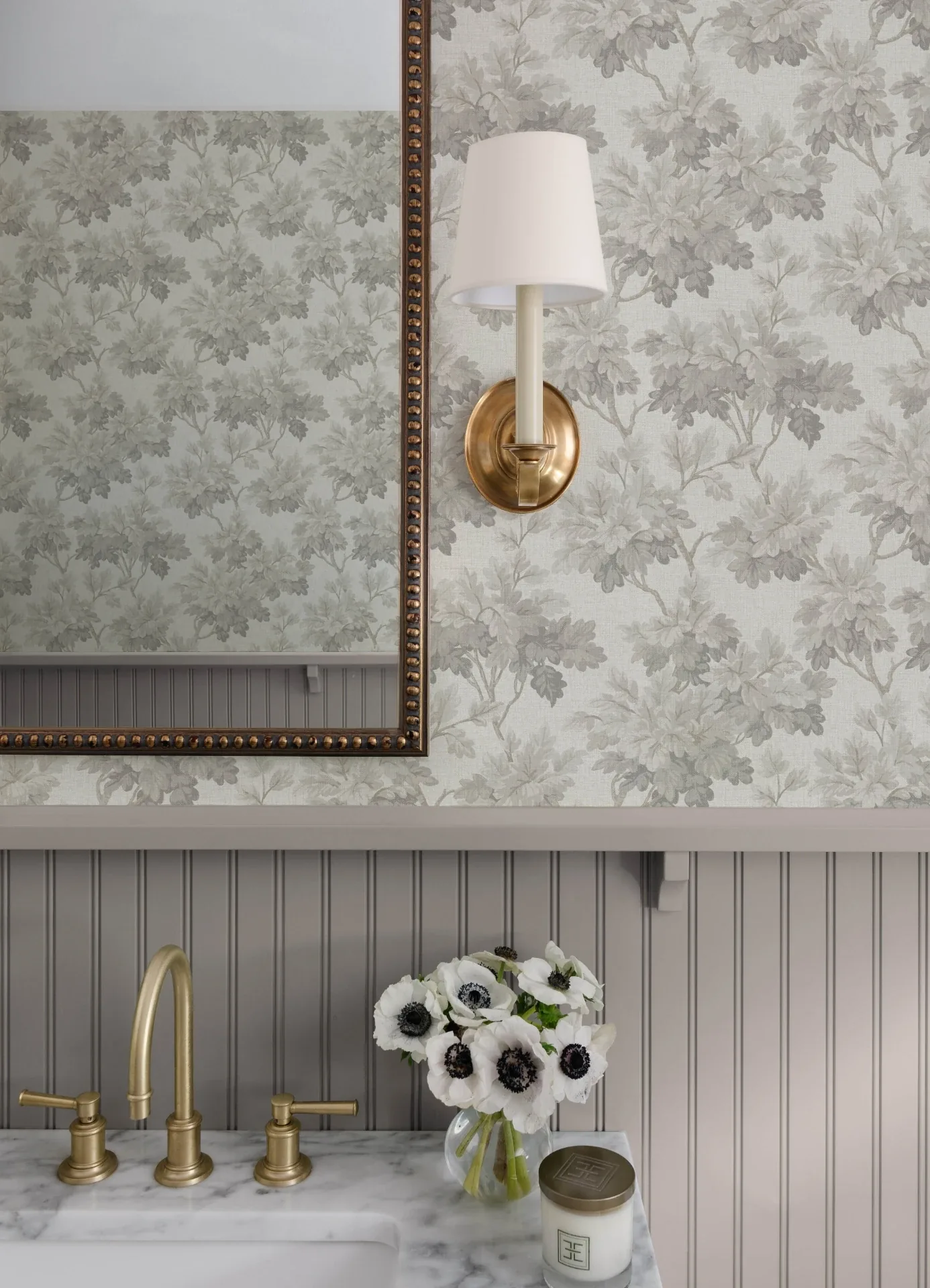 A-Street Prints Oakcliff Stone Leaf Trail Wallpaper | Wallpaper Twins A-Street Prints Oakcliff Stone Leaf Trail Wallpaper - SKU AST6357