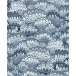 A-Street Prints Octavia Blue Marbled Ink Wallpaper - SKU 4147-27379