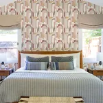 A-Street Prints Odele Blush Geometric Archways Wallpaper - SKU 4121-72201