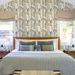 A-Street Prints Odele Honey Geometric Archways Wallpaper - SKU 4121-72203