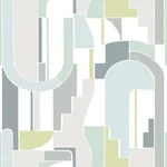 A-Street Prints Odele Sky Blue Geometric Archways Wallpaper - SKU 4121-72200