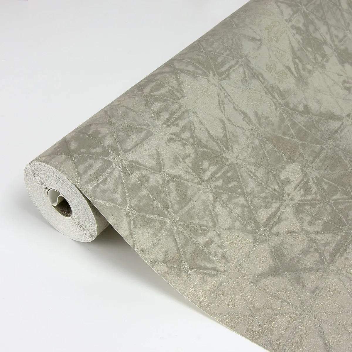 A-Street Prints Odell Silver Antique Tiles Wallpaper - SKU 2971-86371