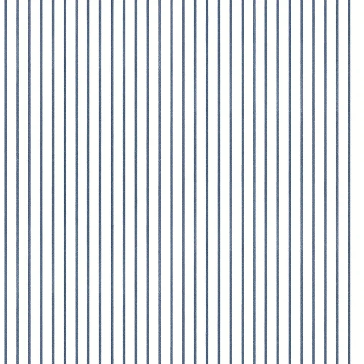 A-Street Prints Oliver Navy Simple Stripe Wallpaper - SKU AST4971
