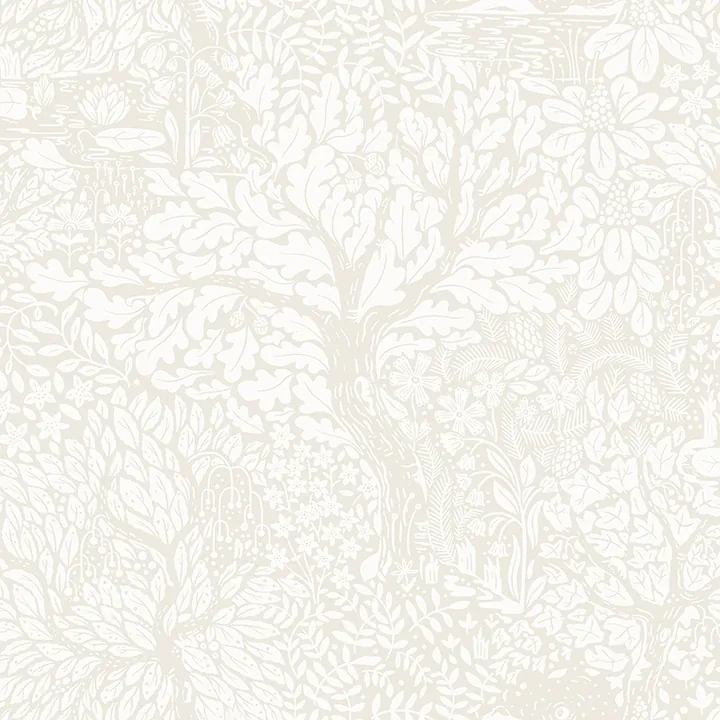 4080-83111 | Olle Cream Forest Sanctuary Wallpaper
