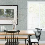 A-Street Prints Olle Light Blue Forest Sanctuary Wallpaper - SKU 4080-83112