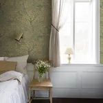 A-Street Prints Olle Light Yellow Forest Sanctuary Wallpaper - SKU 4080-83107